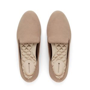 Birdies The Starling in Latte Suede - Size 10 Wide